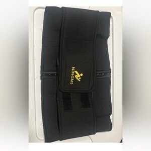 NINGMI waist trainer or sweat belt for Men Stomach Wraps Workout Band.3XL..#223